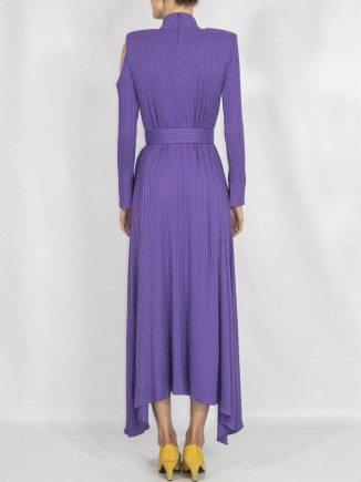 Purple crafted dress Ramelle
