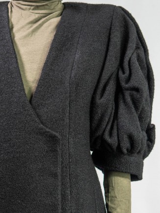 Crafted coat oversized sleeves Sabinne