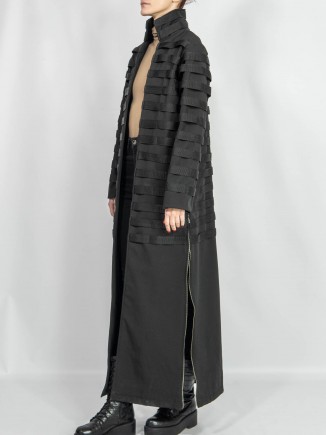 Unique crafted coat Andreea Plesa