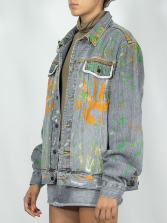 Second hand painted jacket...