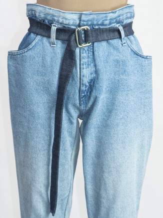 Upcycled jeans from denim pants Hooldra